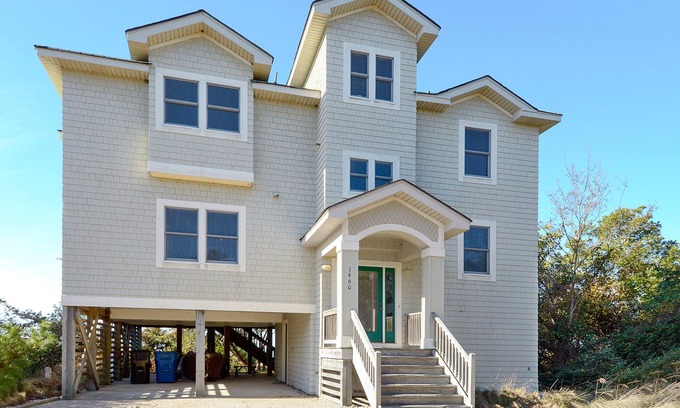 Duck House | Soundfront home with private pier and dock with perfect sunset views.
