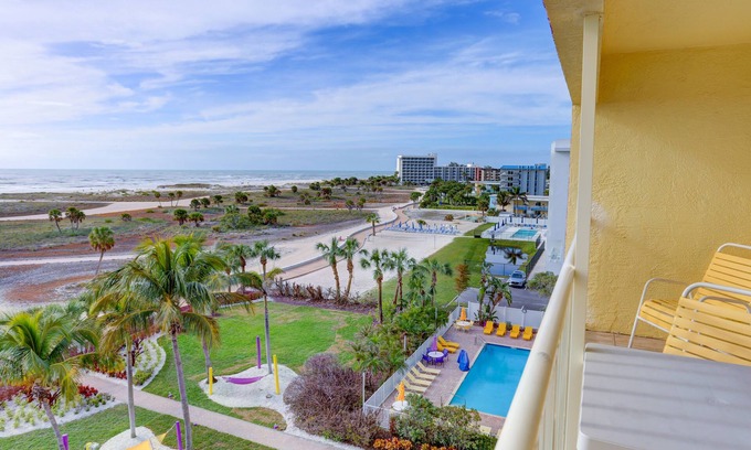 Treasure Island Condo | 🌅 South Beach Condo #602 Top-Floor Gulf Front Views & Coastal Comfort