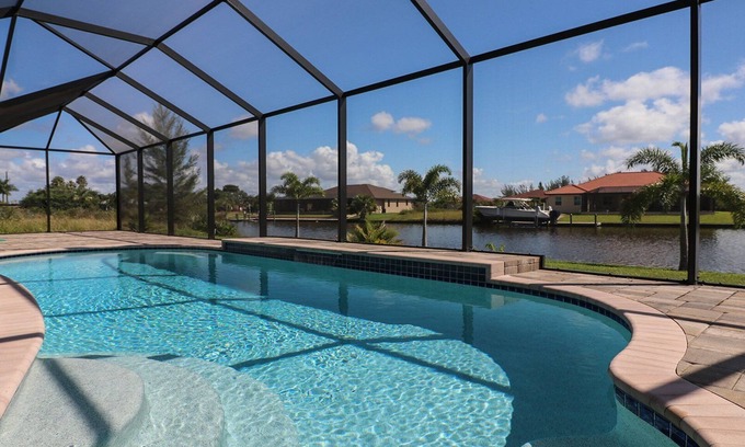 South Gulf Cove House | South Gulf Cove 3 Bedroom Canal Pool Home