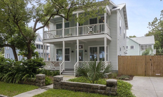 St. Augustine House | Southern Charmer w/Pool and Stellar Location-Walk to Everything Downtown!