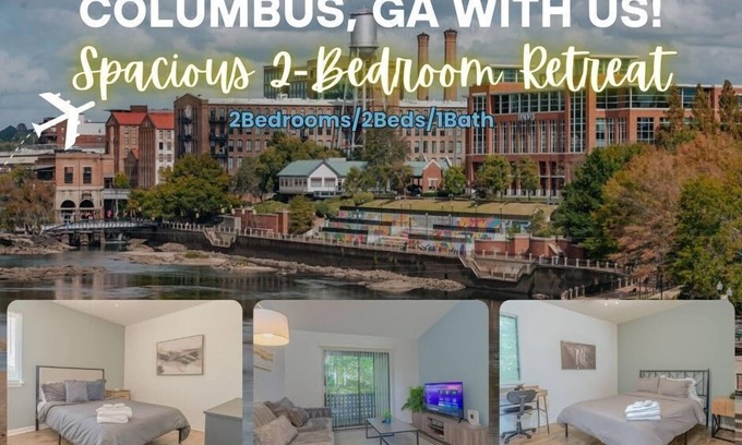 Columbus Apartment | Spacious 2-Bedroom Retreat in Columbus, GA