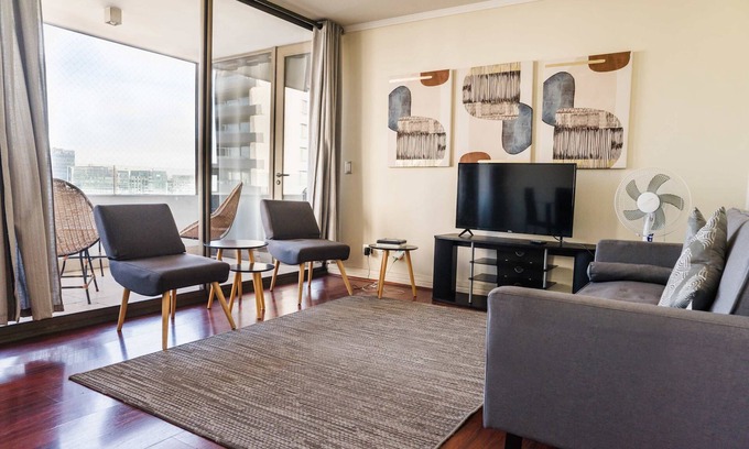 Apoquindo Apartment | Spacious 2B2B Accommodation in Parque Arauco