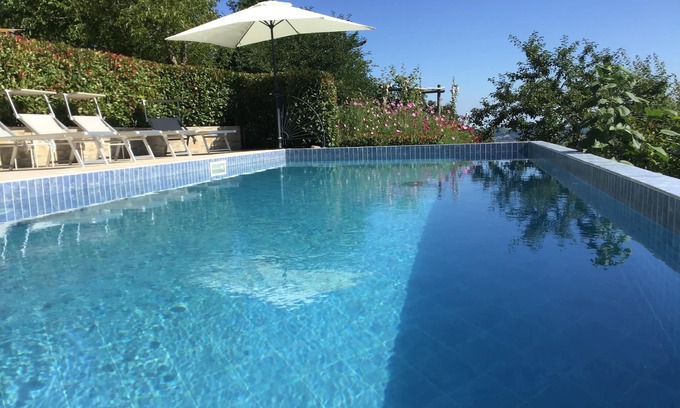 Polinago Apartment | Spacious 3 bedroom self-contained apartment. Swimming pool and stunning views