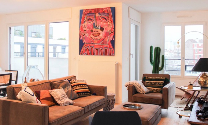 Les Puces de Saint-Ouen Apartment | Spacious 3 Bedrooms with Terrace Saint Ouen