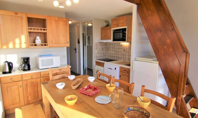 Les Saisies Apartment | Spacious 4-Room Apartment with Mezzanine & Garage, Sleeps 8, Prime Location in Les Saisies