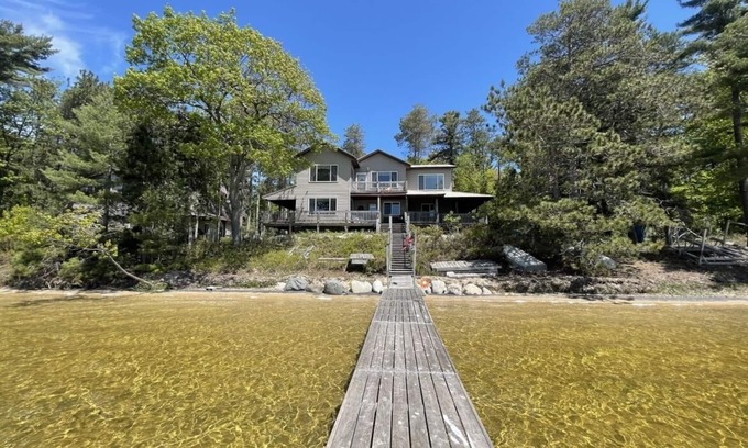 Beaver Island House | Spacious 5-Bedroom Beaver Island Lakehouse on Lake G-Wifi & Watercraft Included!