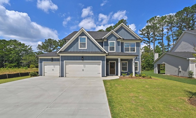 Lawrenceville House | Spacious 5-bedroom house with outdoor fireplace near Pleasant Hill!