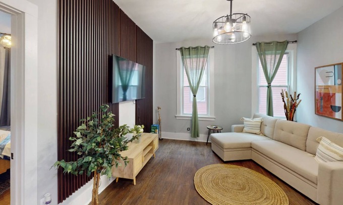 Irvington House | Spacious 6-bedroom townhome in charming Irvington with AC and Parking