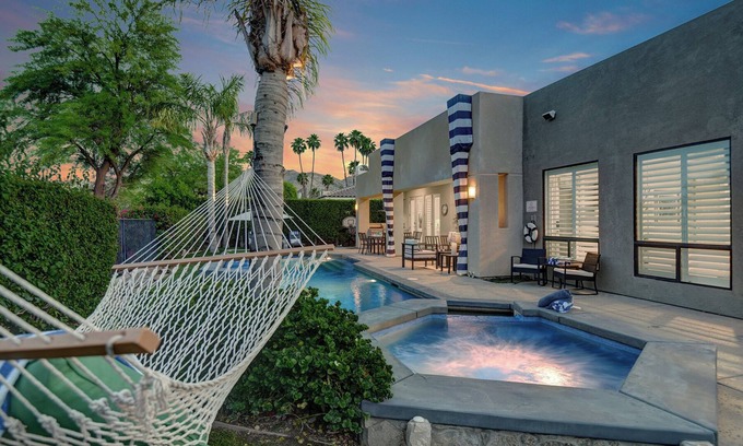 Palm Springs House | Spacious 6 Bedroom Palm Springs Home with Private Swimming Pool!