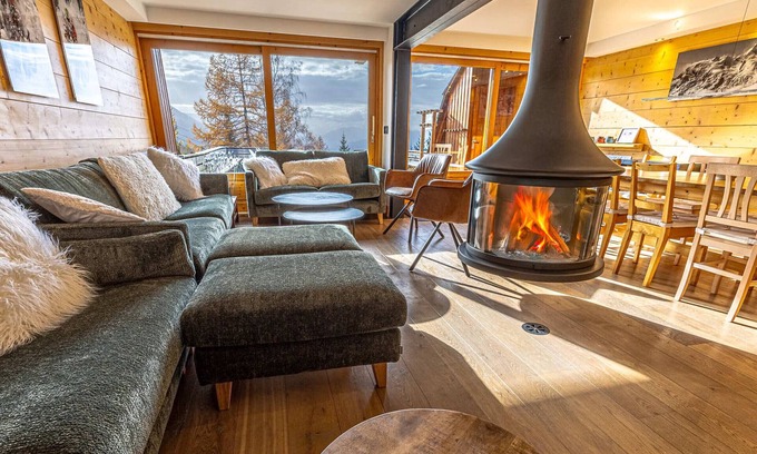 Arc-1600 Ski Chalet | Spacious chalet for 14, sauna, parking, near slopes - Les Arcs 1600