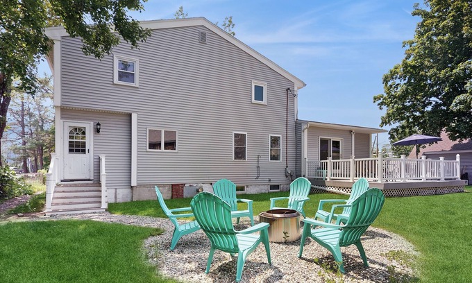Camp Ellis House | Spacious Coastal Home with Firepit, Porch, and Family-Friendly Comforts