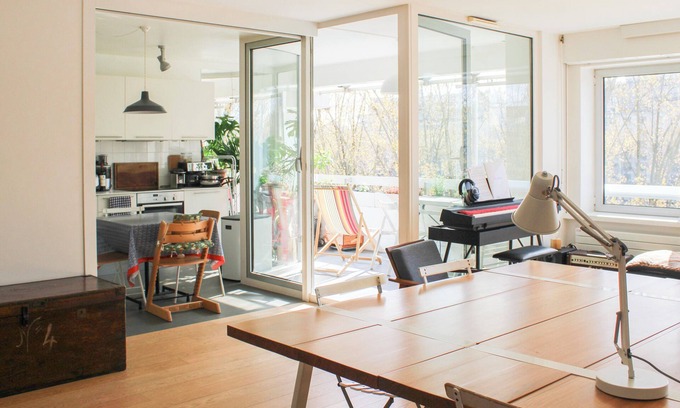 La Villette Apartment | Spacious cocoon with a terrace view on the canal
