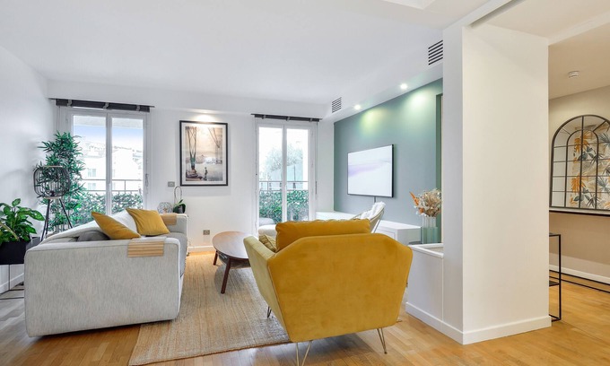 Parchamp–Albert Kahn Apartment | Spacious duplex apartment in Boulogne Billancourt - Welkeys