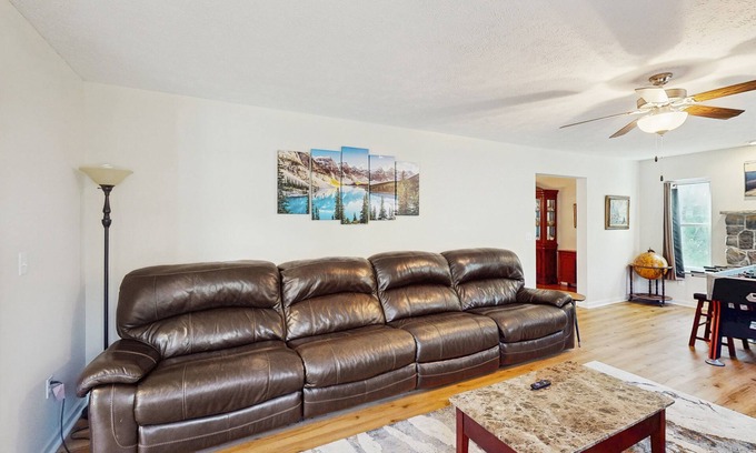 Long Pond House | Spacious dog-friendly house with private W/D, wifi - community amenities