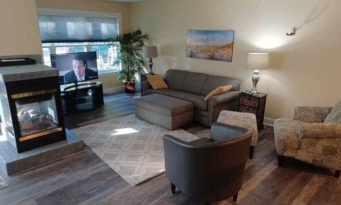 Traverse City Condo | Spacious Downtown, First Floor, Patio, sleeps up to 6, Short Walk to Everything!
