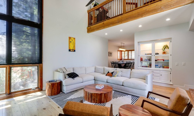 Swiss Manor House | Spacious Flagstaff Home w/Hot Tub & Fire Pit!