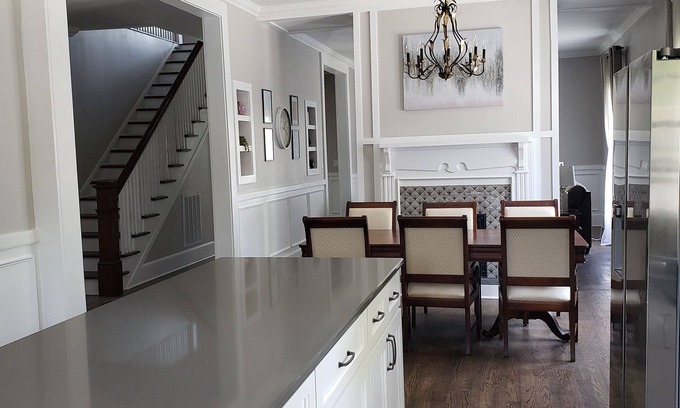 Graham House | Spacious historic home with vintage southern elegance and a gourmet kitchen
