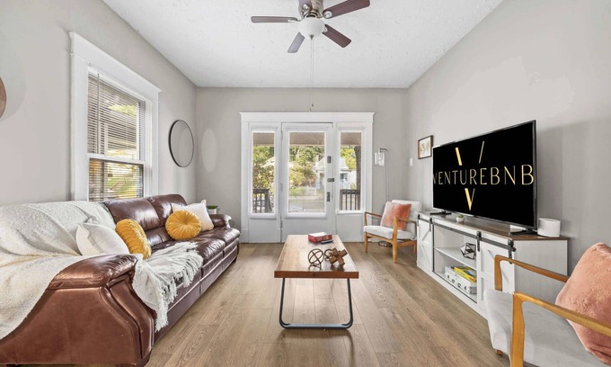 Saint Joseph House | Spacious Home for Groups w BBQ, Firepit & Backyard