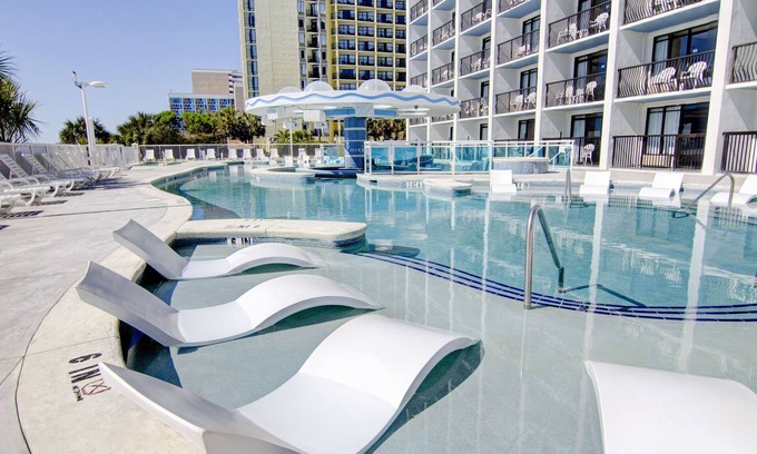 Myrtle Beach Resort | Spacious Ocean View Suite at Great Resort + Official On-Site Rental Privileges