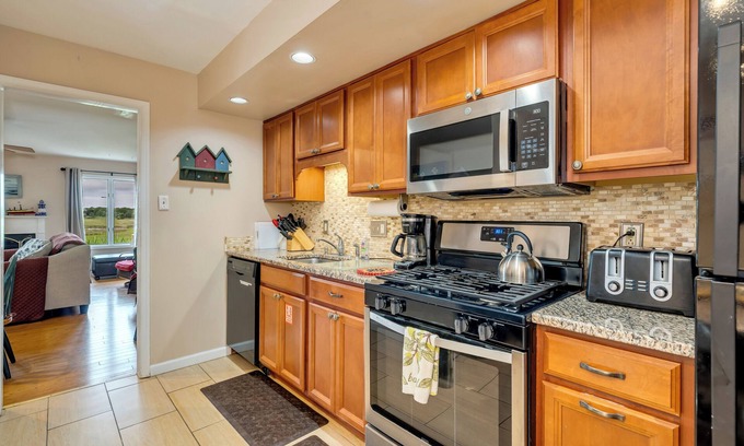 Cape May House | Spacious Townhouse with Sunset Views of Bird Sanctuary - and Community Pool