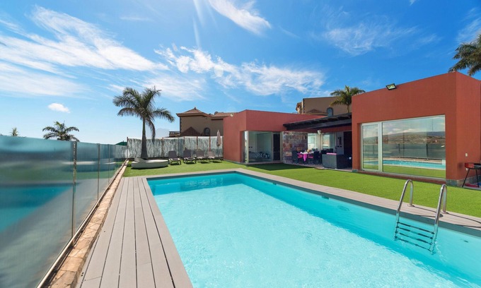 Salobre Ski Chalet | Spectacular villa with large private pool, ideal for families