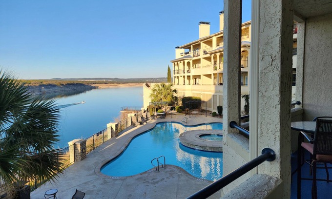 Lago Vista Condo | Spectacular 2-bedroom Lakefront Resort Type Condo in Lake Travis