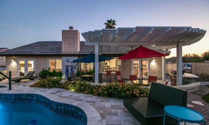 Fountain Hills House | Spectacular Hillside Fountain HIlls home + Resort Backyard and Views!