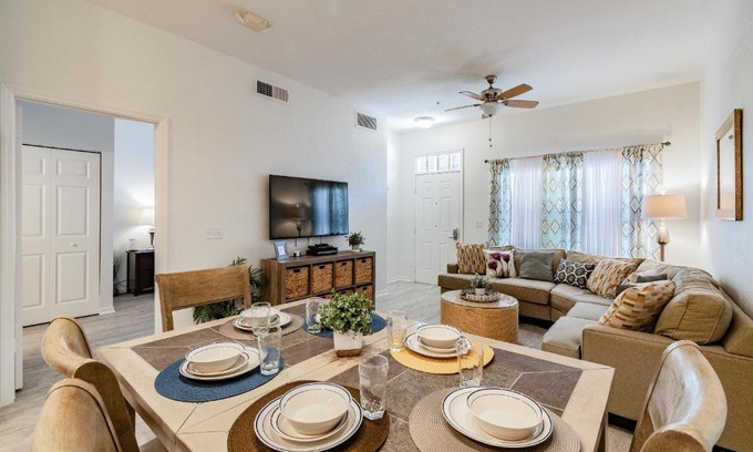 Kissimmee House | SPECTACULAR Home And Resort! Near Dis, Splash Park, Lake With Boats, Pool, This Home And Resort Has It ALL! Low Rates Too!