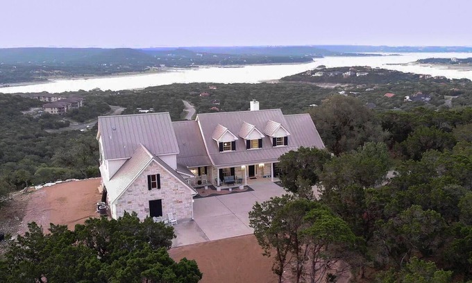 Northshore On Lake Travis House | Spectacular Lake Travis views on Private Hilltop, Family Friendly Ranch