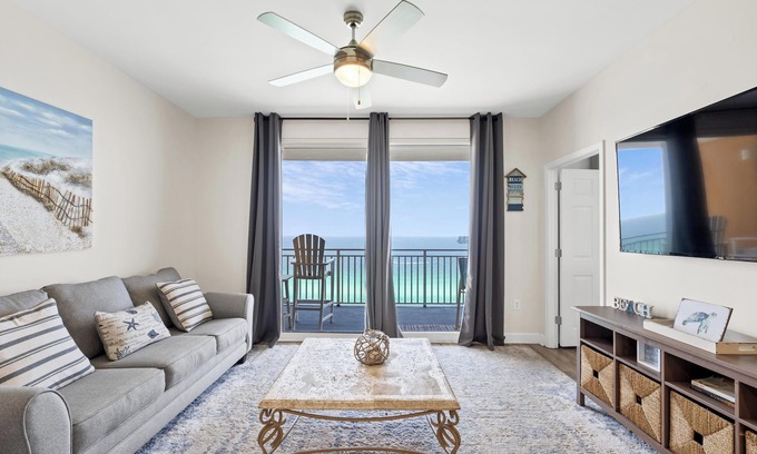 West Panama City Beach Condo | Splash 1406E - Sleeps 6 - Beachfront, Pools, Waterpark, Free Activities Daily
