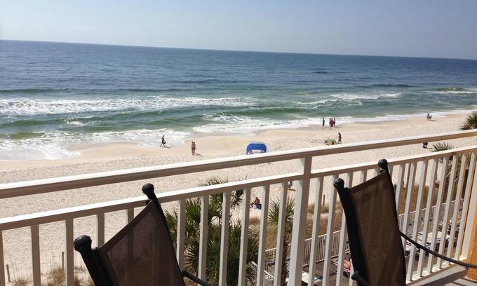 West Panama City Beach Condo | Splash~Oceanfront Unit 105E w/free beach service and Wifi included!