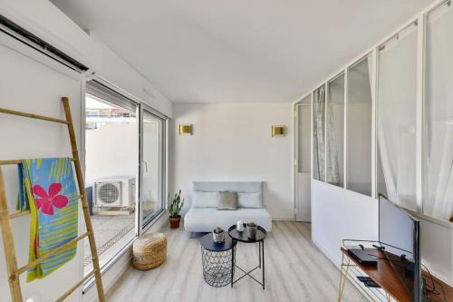 Carnon-Plage Apartment | Splendide T2 plage, terrasse, piscine, clim