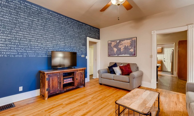 Central Colorado Springs House | Sport Themed Stay — Downtown, Family Fun, Full Kitchen, Parks, Foosball, W/D