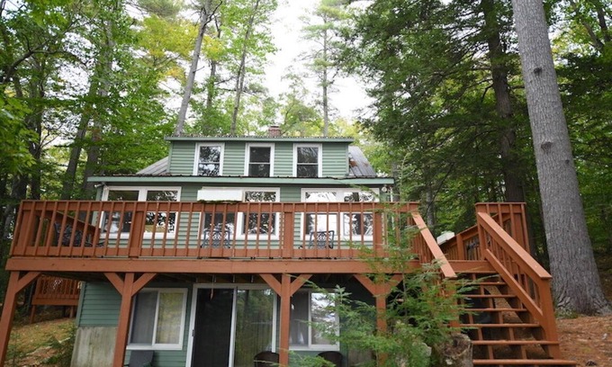 South Casco House | *SPRING DISCOUNT* Serene Lakefront Home on Sebago Lake with Beautiful Sunsets