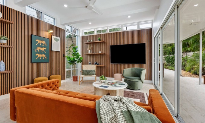 Sarasota House | St Armand's Circle Mid-Century Oasis with Pool - Steps to Circle