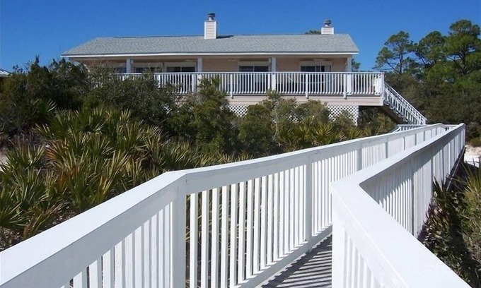 Indian Pass House | Starlight by the Sea, the porch, the view, straight from your dreams