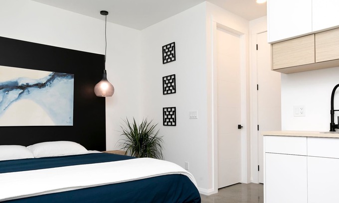 Central Okanagan Apartment | STAY.LUX private suite #1 - steps to the beach