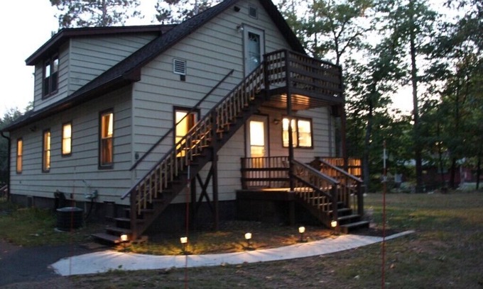 Minocqua House | Stay On The Island: Game Room And Whirlpool Bath