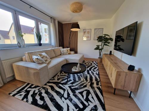Florstadt Apartment | STAYTONA I Balkon I ruhig I Arbeitsplatz I nahe Friedberg
