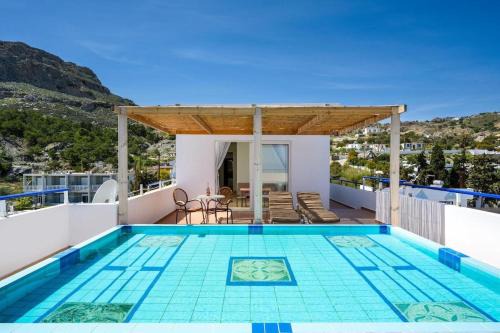 Stegna Apartment | Stegna Sunrise Suite with private pool & sea view