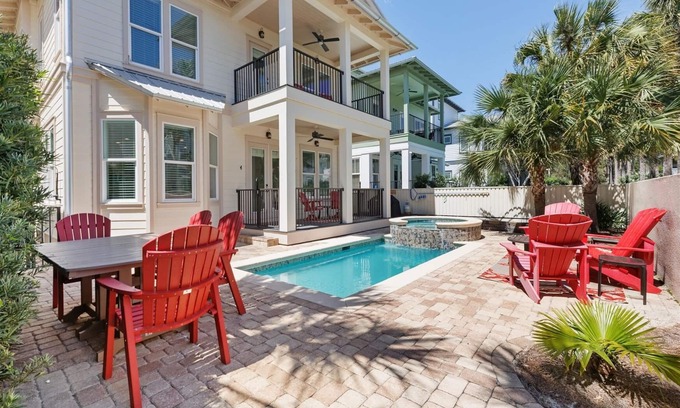 Rosemary Beach House | Steps to Private Beach Access, 5 Bedrooms, Private Pool/Heat option