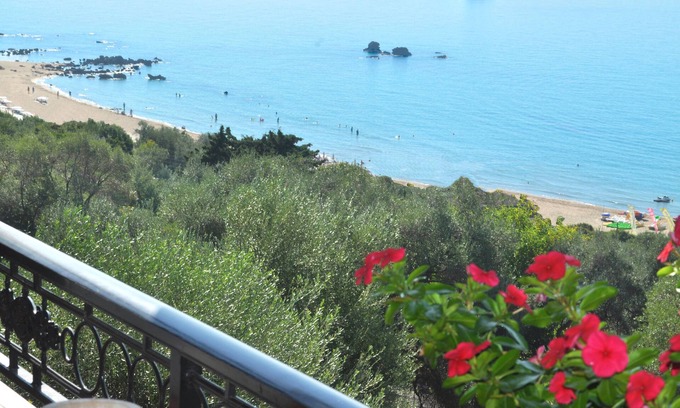 Parelia Apartment | Studio Apartments with pool Panorama sea view Pelekas Beach Corfu