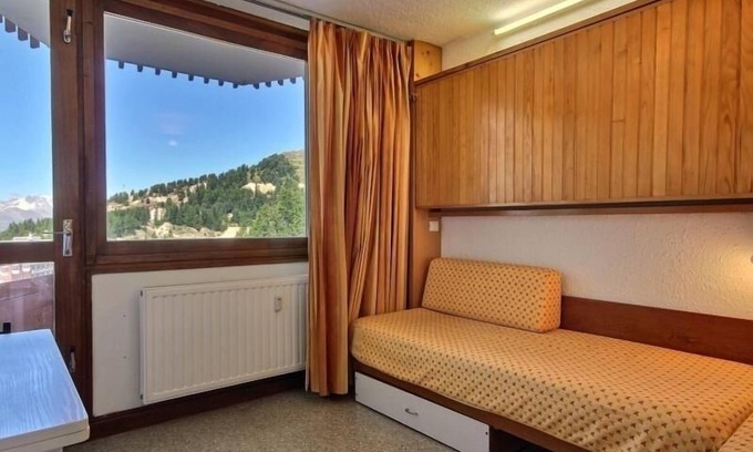 Plagne Centre Apartment | Studio at the foot of the slopes with Mont-Blanc view