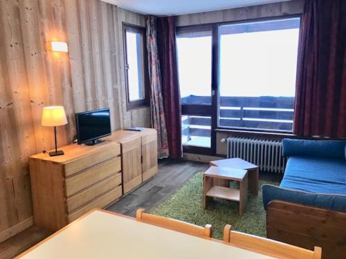 Val Claret Apartment | Studio avec vue montagne et lac à Tignes, balcon, cuisine équipée, TV - FR-1-449-41