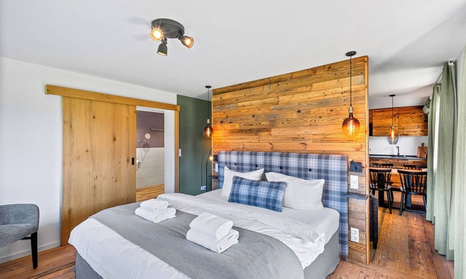 Reit im Winkl Apartment | Studio Bairerkopf | Pool, sauna & mountain view