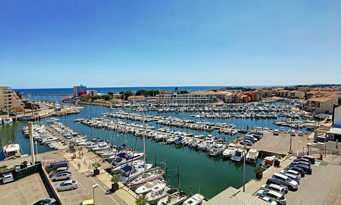 Carnon-Plage Apartment | Studio Cabin - 4 Pax - Carnon - Parking, Pets OK