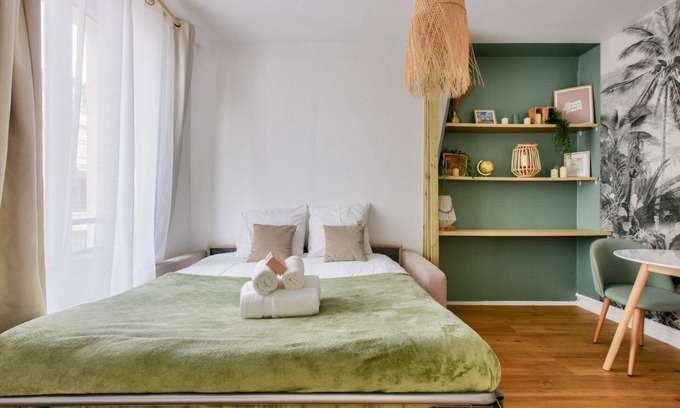 Levallois-Perret Apartment | Studio Chic & Bohème aux Portes de Paris