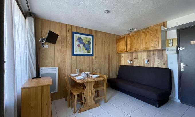 Montgenevre Apartment | Studio cosy à Montgenèvre - 4 pers. - Proche du centre, rangements, cuisine équipée - FR-1-330D-44