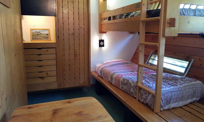 Arc-1600 Apartment | Studio cosy 2 pers, ski aux pieds, proche commerces - Arc 1600 - FR-1-411-478