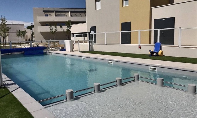 Serignan Apartment | Studio Cosy Près de la Plage | Accès Piscine